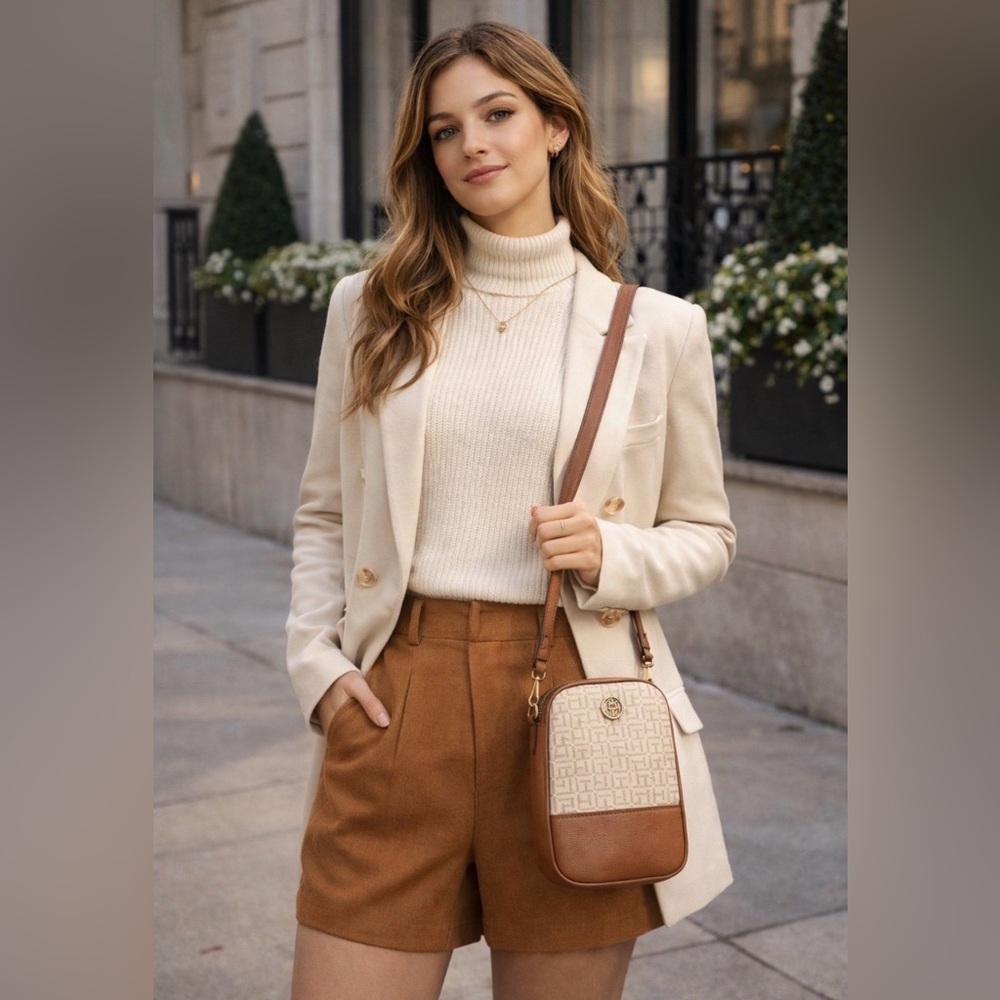 Tommy Hilfiger Tan Small  Bag NWT